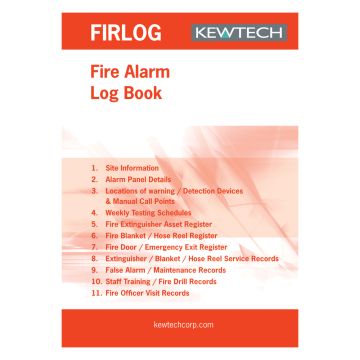 Image of Kewtech Logbook Fire Alarm A4 Pad