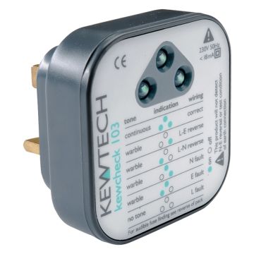 Image of Kewtech KEWCHECK103 Audible Socket Tester
