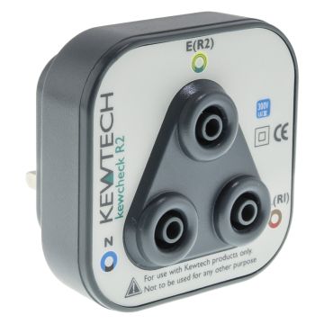 Image of Kewtech KEWCHECKR2 R2 Testing Socket Adaptor