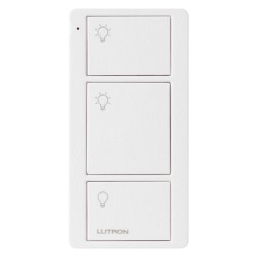 Image of Lutron Pico 3 Button Keypad On/Off/Favourite White