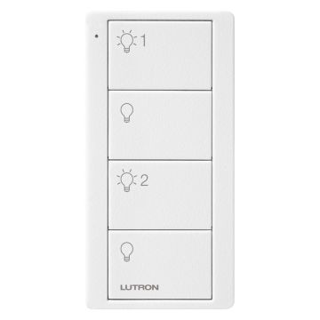 Image of Lutron Pico 4 Button Keypad On/Off/Dim Level 1/Dim Level 2 White
