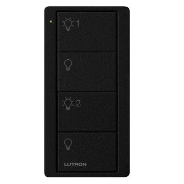 Image of Lutron Pico Keypad 4 Button 2 Groups On/Off Black