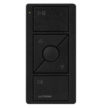 Image of Lutron Pico Keypad 3 Button Audio Remote Black