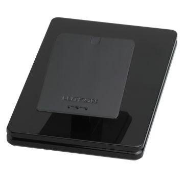 Image of Lutron Pico Wireless Keypad Pedestal Single Module Black angled
