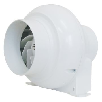 Image of Manrose Inline Centrifugal 4 Inch Extract Fan Overrun Timer CFD200TN