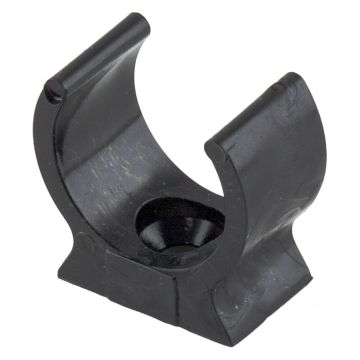 Image of Marshall Tufflex 20mm MMC2BK Saddle U Clip Black Plastic Conduit PVC