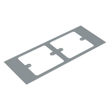 Image of Marshall Tufflex Floor Box Mounting Plate Two 1 Gang