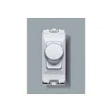 Image of MK Edge/Aspect Grid K4511BSSWLV 2 Way Dimmer 4-70W LED Brushed Steel White