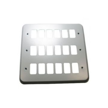Image of MK Grid K3508ALM 18 Module Grid Frontplate Metalclad