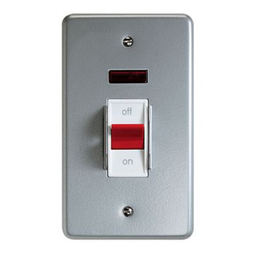 Image of MK Metalclad K5116ALM 32A 3 Pole and Neutral Switch Neon