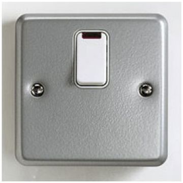 Image of MK Metalclad K5232ALM 20A DP Switch Surface Neon