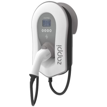 Image of Zappi EV Charger 22kW Tethered White