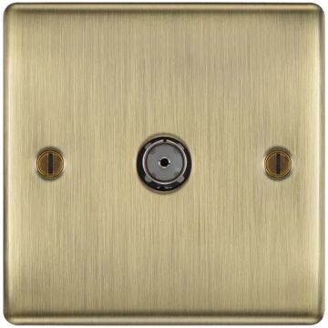 Image of BG Nexus Metal Co-Ax Socket Antique Brass