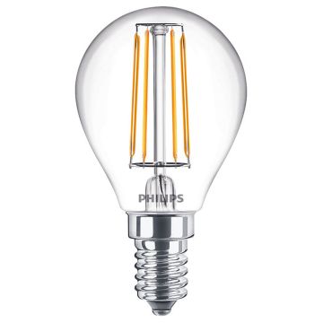 Image of Philips LED Round Bulb 4.3W SES Warm White 2700K