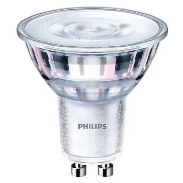 Image of Philips CorePro LED Dimmable GU10 Bulb 4W Warm White 2700K