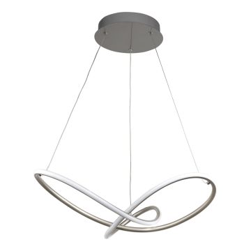 Image of Searchlight Magic LED Pendant Dimmable Satin Silver
