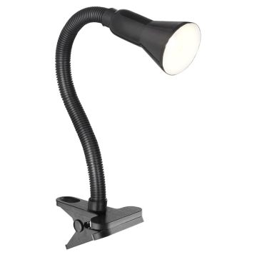 Image of Searchlight Electric Flexible Clip On Table Lamp Black