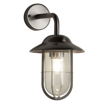 Image of Silverlight Outdoor Lantern Light Maritime Satin Silver