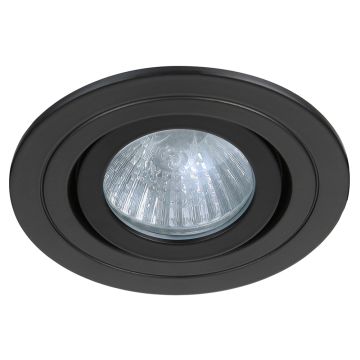 Image for Spa Cali Tiltable Bathroom Downlight GU10 Matt Black IP65