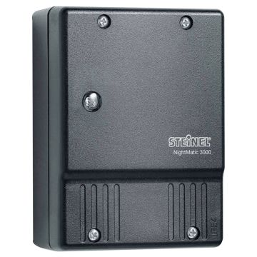 Image of Steinel NightMatic 3000 Vario Dusk Photocell Switch Black IP65