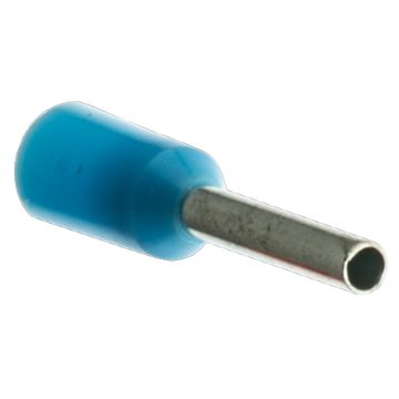 Image of SWA 0.75-8IBLF/T Insulated 0.75mm Bootlace Ferrule Blue 100 Pack