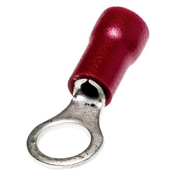 Image of SWA Red Ring Crimp Terminal 4.3mm for 0.5-1.5mm Cable Pack 100