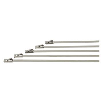Image of SWA Metal Cable Ties 266mm x 4.6mm Fire Rated 100 Pack