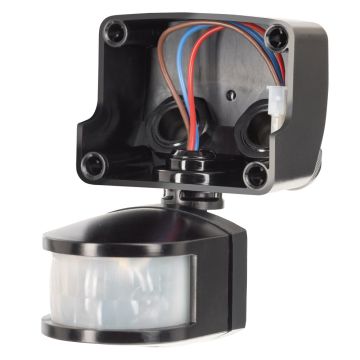 Image of Timeguard LEDPROSLB LED Floodlight Plug In PIR Sensor Black IP55