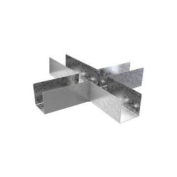 Image of Trench LA4WI 4 Way Intersection for Metal Lighting Trunking 50x50mm