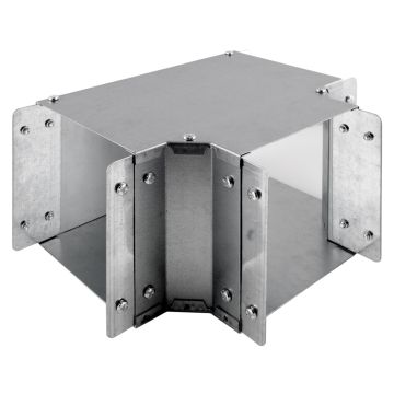 Image of Trench 150x150mm Tee Piece Top Lid for Metal Cable Trunking