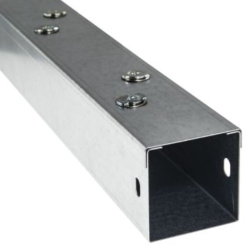 Image of Trench ST22 Metal Cable Trunking 50x50mm Galvanised Lid