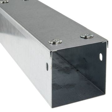 Image of Trench ST33 Metal Cable Trunking 75x75mm Galvanised Lid