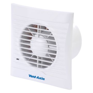 Image of Vent-Axia Silhouette 100T 4 Inch Bathroom Extractor Fan Timer