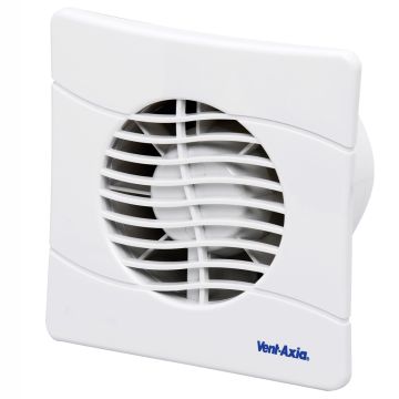 Image for Vent-Axia BAS100SLB Slimline 4 Inch Bathroom Extractor Fan 436530
