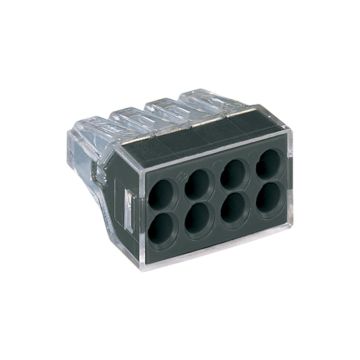 Image of Wago 773-108 32A 8-Way Push Wire Terminal Block 2.5mm 50 Pack