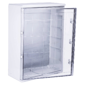 Image of Wiska ABS Enclosure Transparent Door IP65 800x600x260mm