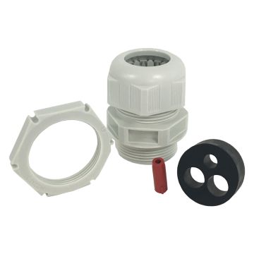 Image of Wiska Sprint 40mm Consumer Unit Gland KEM Adp for 25mm Double Insulated