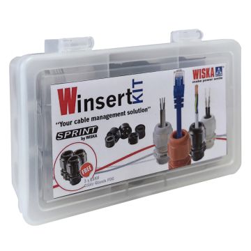 Image of Wiska WINSERTKIT Insert Kit 20mm Adapts Large Glands to Various Cables