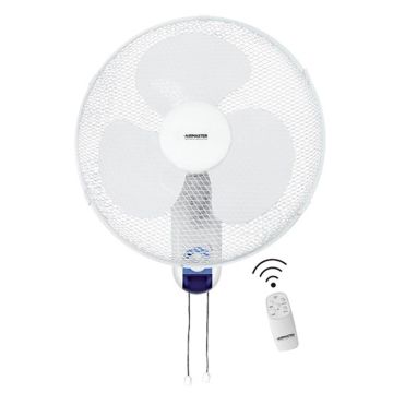 Image of Wall Mounted Fan 60W 16" 3 Speed with Remote Control 