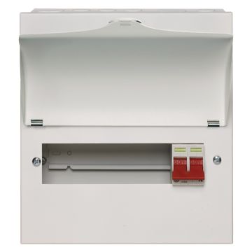 Image of Wylex 8 Way Main Switch Consumer Unit 100A DP