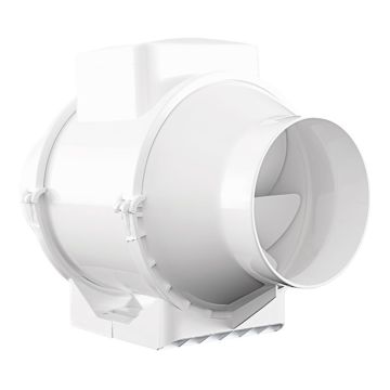 Image of Xpelair XIMX150T 6 Inch Two Speed Mixed Flow Inline Fan with Timer