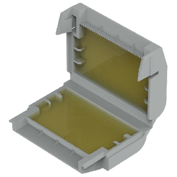 Image of Wago Gelbox 207-1332 4mm Size 2 Grey 4 Pack
