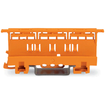 Image of Wago 221-500 Mounting Carrier 4mm for DIN Rail 
Mounting