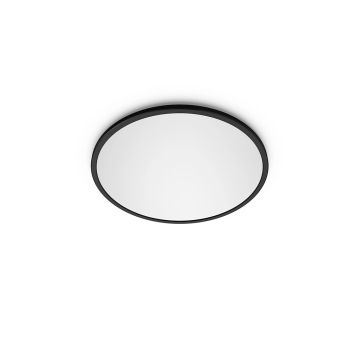 Philips 929002546601 Superslim LED Ceiling Light 18W Black