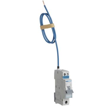 Image of Hager RCBO 20A Type A Single Pole 6kA Bi-Directional ADB920R