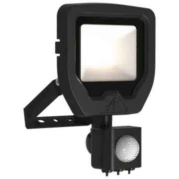 Image of Ansell Calinor Evo 10W LED Floodlight PIR 3000K IP65 Black