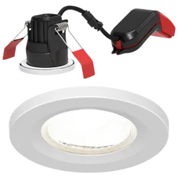 Image of Ansell Prism Pro CCT Mini Fire Rated Downlight White 5W/7W