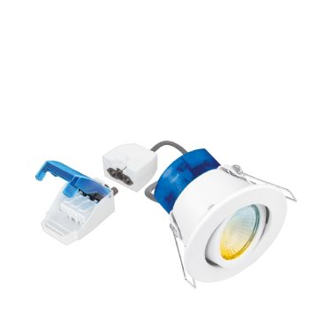 Aurora R6 Adjustable Fire-Rated Downlight 4-6W CCT FastRFix
