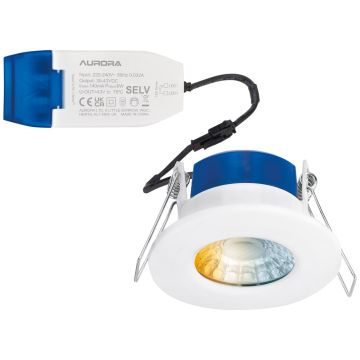 Image of Aurora R6 Fixed Fire Rated Colour Switchable Downlight AU-R6CS