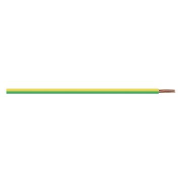Image of 6491X 6mm PVC Single Core Green/Yellow Earth Cable 1M